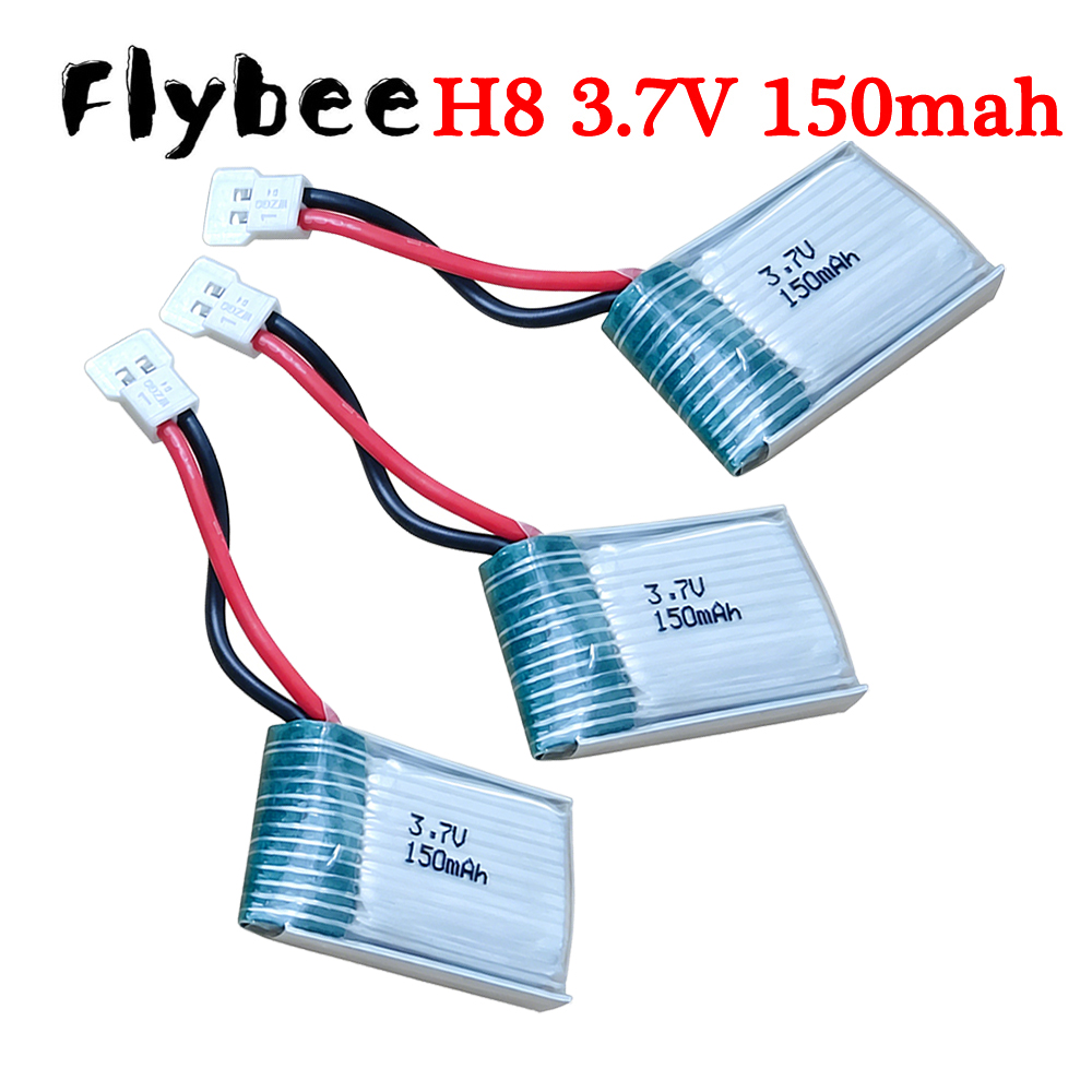 Rc Hobby Hub - XH2.54 Plug, 3.7V 150mAh 651723 Lipo