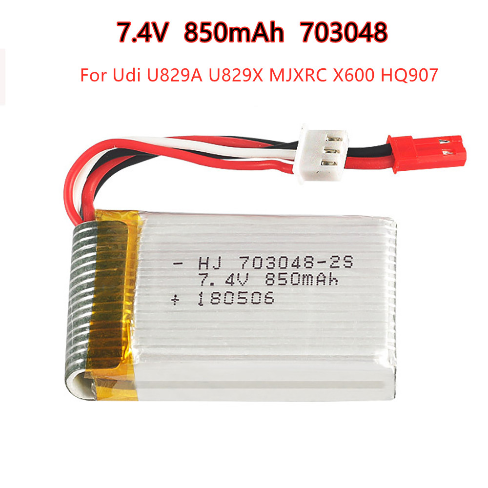 1-5pcs  2s 7.4V 850mAh 703048  – Rc Hobby Hub Bewertung und Preis