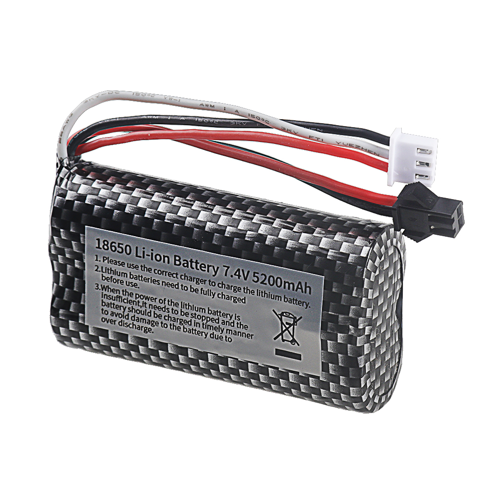 18650 7.4V 5200mAh Li-ion batt – Rc Hobby Hub Bewertung und Preis