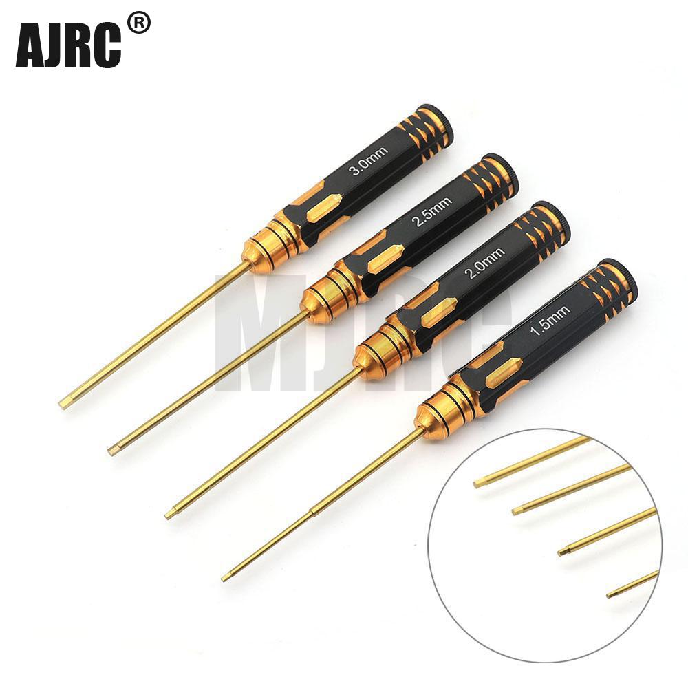 Ajrc 4pcs/set Titanium Plating – Rc Hobby Electric Screwdriver Bewertung und Preis