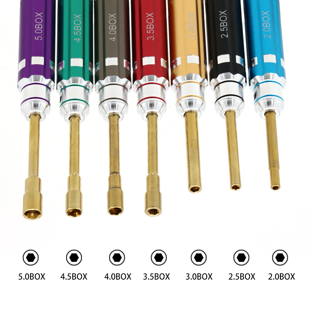 7PCS Short Handle RC Hex Screw – Rc Hobby Electric Screwdriver Bewertung und Preis