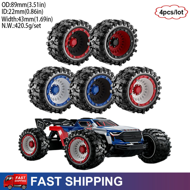 4PC RC Monster Truck High Grip – Rc Truck Monster Bewertung und Preis