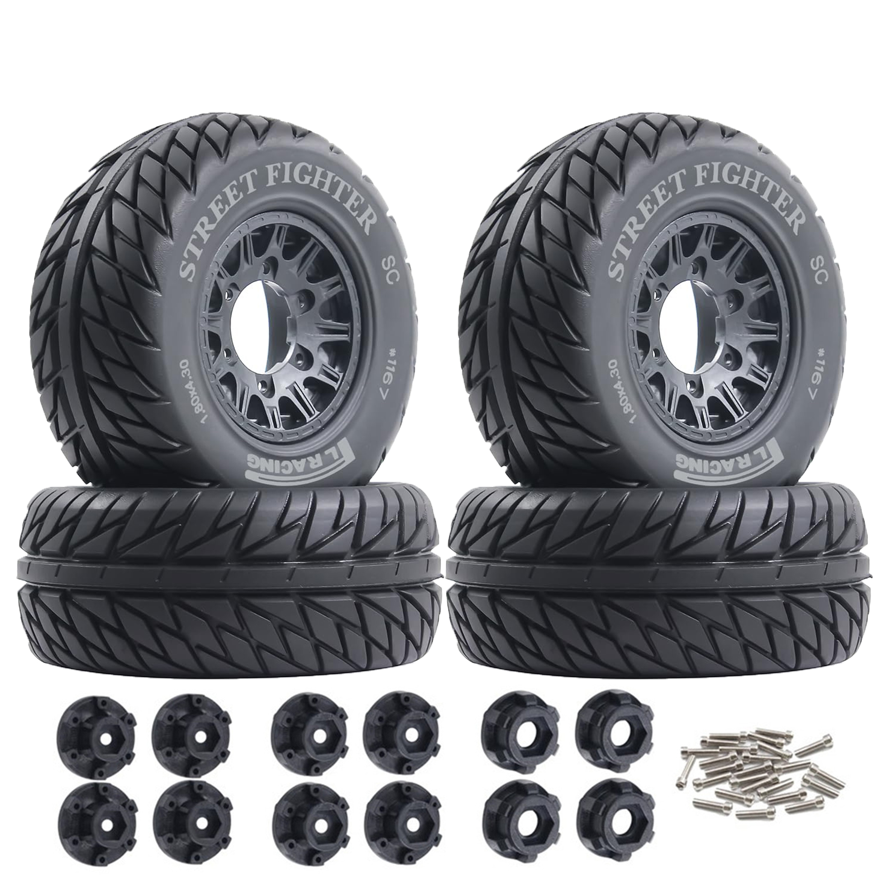 1/10 1/8 RC Truck Tires And Wh – Rc Truck Monster Bewertung und Preis