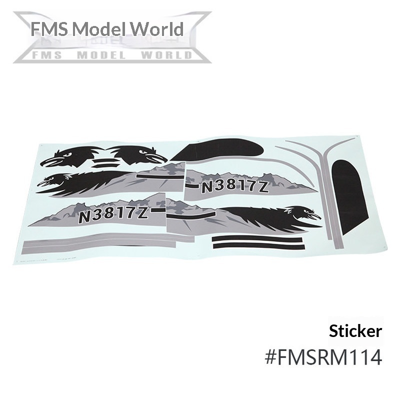 FMS RC Plane Decals For 1700mm – Rc Hobby Toys Bewertung und Preis