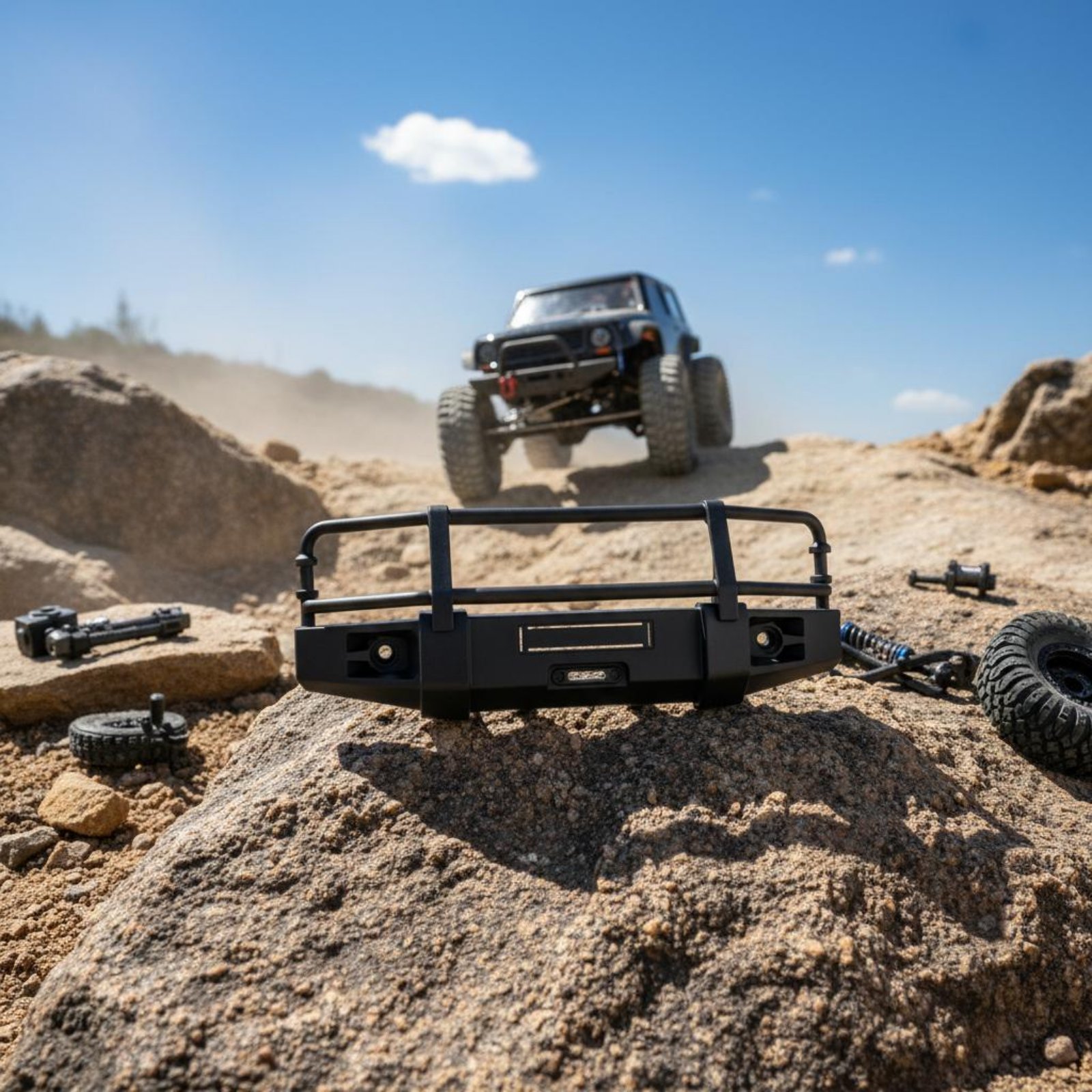 RC Crawler Front Bumper Shock  – Rc Hobby & Maskinservice I Eskilstuna Bewertung und Preis