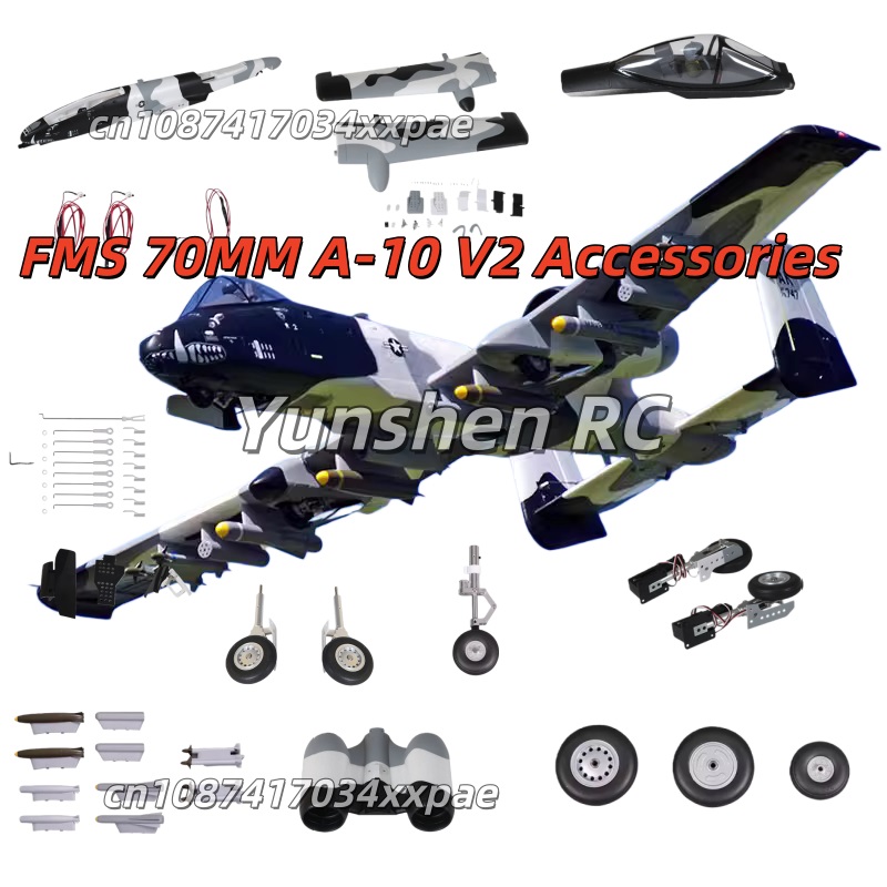 FMS 70MM EDF A-10 V2 RC Aircra – Rc Hobby Toys Bewertung und Preis
