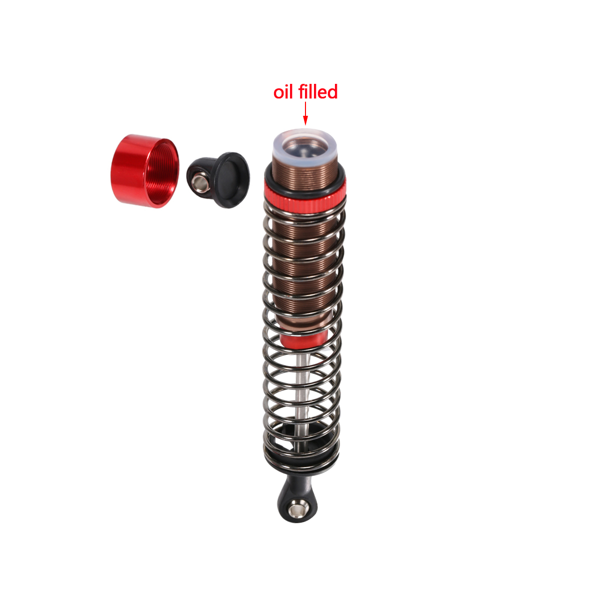 4Pcs Adjustable Oil Filled Sho – Rc Truck Monster Bewertung und Preis