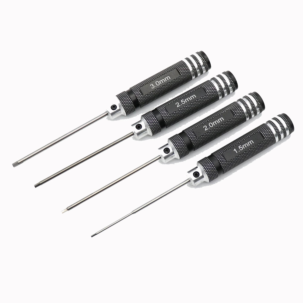 4PCS 1.5/2/2.5/3.0mm Black Hex – Rc Hobby Electric Screwdriver Bewertung und Preis