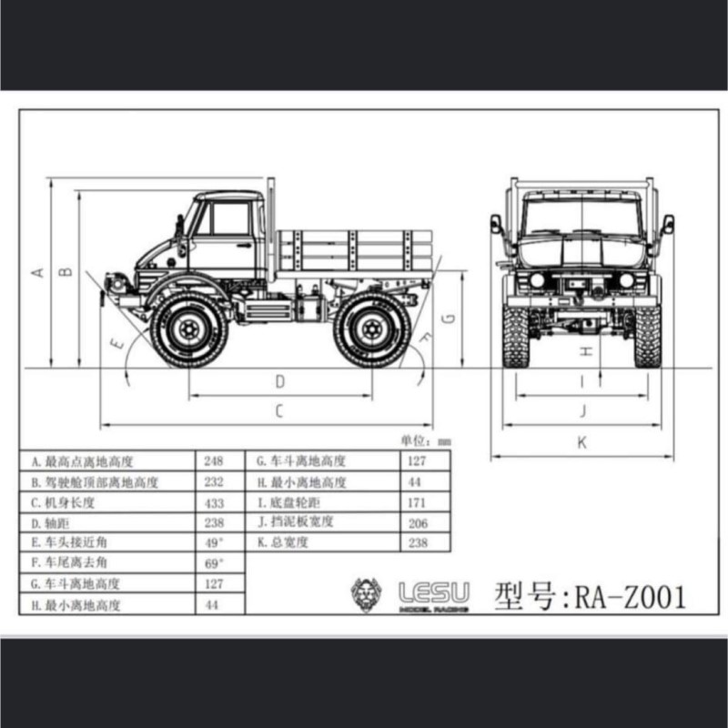 KIT 4*4 LESU UM406 RC Metal Cr – Rc Hobby Off Road Bewertung und Preis
