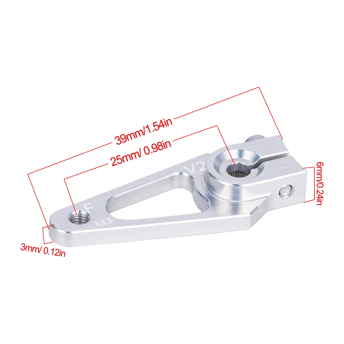 39mm M3 7075 Aluminum 25T Serv – Hobby Zone Rc Bewertung und Preis