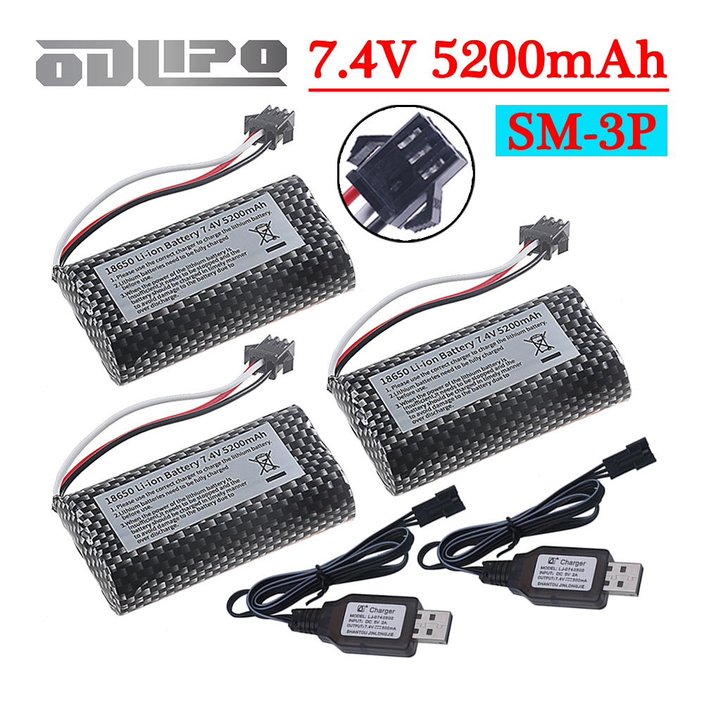 18650 Li-ion 7.4V 5200mAh Batt – Rc Hobby Hub Bewertung und Preis