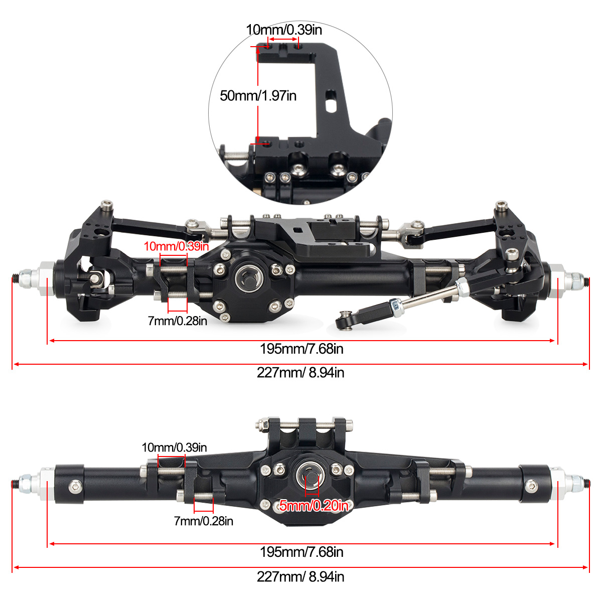 CNC Aluminum Front Rear Straig – Hobby Zone Rc Bewertung und Preis