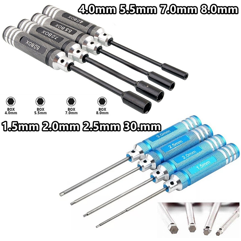 4Pcs Titanium Hex Screwdriver  – Rc Hobby Electric Screwdriver Bewertung und Preis