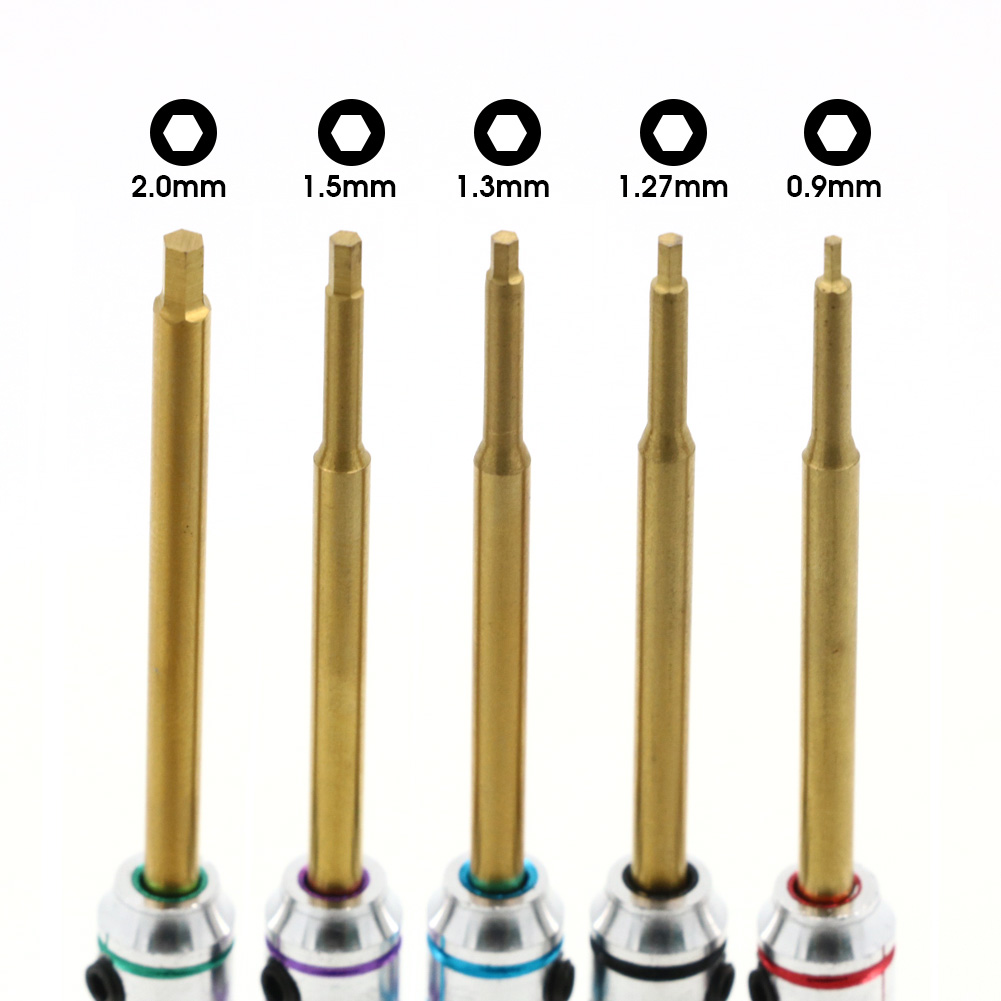 5pcs/set RC Mini 0.9mm 1.27mm  – Rc Hobby Electric Screwdriver Bewertung und Preis