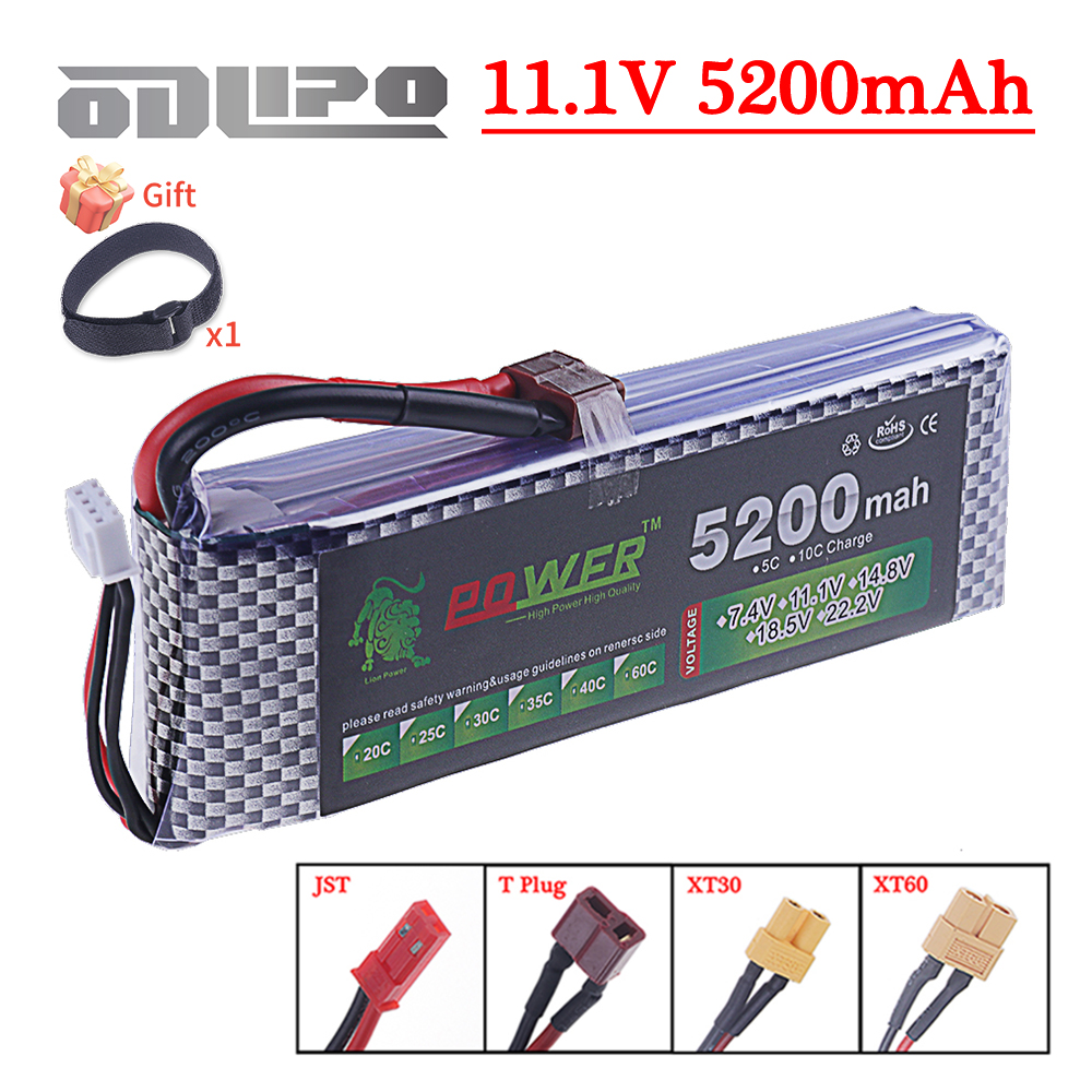 3S Lipo Battery 11.1V 5200mah  – Rc Hobby Hub Bewertung und Preis